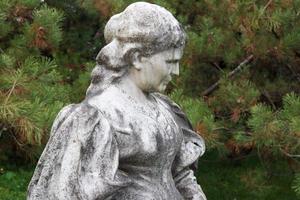 The Great Lady of Calata, a statue by the Cluj sculptor Kolozsvari Szeszak Ferenc seen during autumn photo