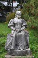 The Great Lady of Calata, a statue by the Cluj sculptor Kolozsvari Szeszak Ferenc seen during autumn photo