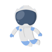 astronaut drijvend PNG illustratie