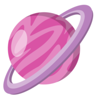 planète violette espace png illustration