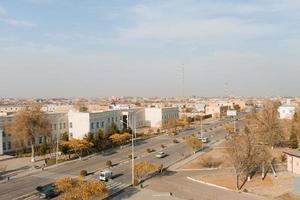 Bukhara, Uzbekistan. December 2021. Streets of a modern city photo