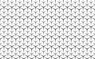 Seamless three-pointed star on a white background. vector