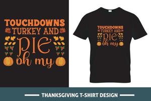 thanksgiving Day T-Shirt Design Pro Vector