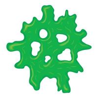 New green slime sign vector