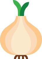 onion farm vegetable - flat icon vector
