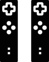remote game controller wifi - solid icon vector