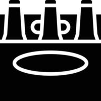 beer bottles pack alcohol party - solid icon vector