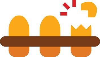 eggs food farm - flat icon vector