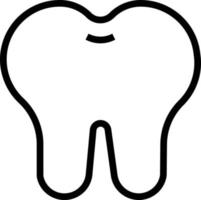 teeth tooth healthcare medical - outline icon vector