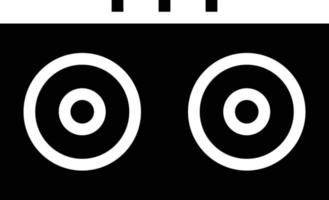 altavoz sonido wifi - icono sólido vector