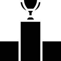 success winner reward compete loser - solid icon vector