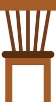 chair sit seat furniture house - flat icon vector