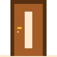 door lock close open house - flat icon vector