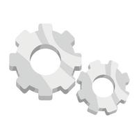 gears cogs setting vector