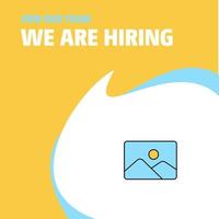 Join Our Team Busienss Company Image We Are Hiring Poster Callout Design Vector background