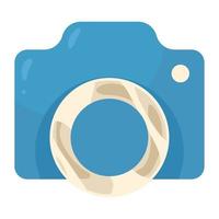 camera photographic glassmorphism style vector