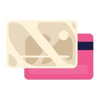 credit card glassmorphism vector