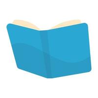 blue text book library vector