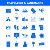 Travelling And Landmarks Solid Glyph Icon for Web Print and Mobile UXUI Kit Such as File Location Map Transport Chat Chatting Text Transport Pictogram Pack Vector