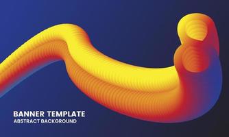 3D Realistic Abstract background illustration template vector