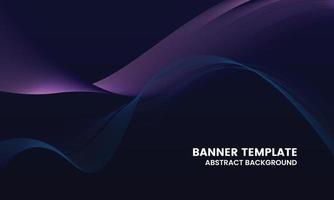 Abstract wave reliastic dark template background vector