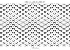 Cross of medieval axe pattern white bakcground. Fit for background, banner, flyer, ppt template background, advertising, apparel, bandana, fabrique, texture. Vector eps 10.