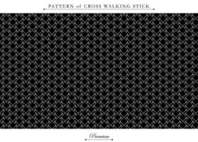 Cross of walking stick pattern. Fit for background, banner, flyer, ppt template background, advertising, apparel, bandana, fabrique, texture. Vector eps 10.