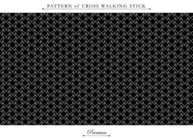 Cross of walking stick pattern. Fit for background, banner, flyer, ppt template background, advertising, apparel, bandana, fabrique, texture. Vector eps 10.