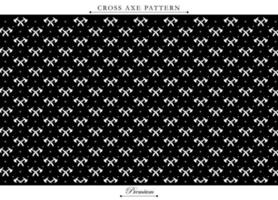 Cross axe pattern black background. Fit for background, banner, flyer, ppt template background, advertising, apparel, bandana, fabrique, texture. Vector eps 10.