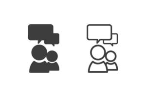 Educational Business icon vector illustration glyph style design with 2 style icons black and white. Isolated on white background.