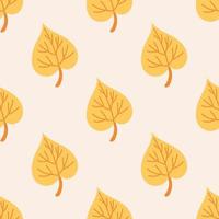 Seamless Pattern with Autumn Leaves. The Thanksgiving Day collection. Flat vector illustration