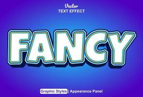 fancy text effects with graphic styles and editable vector