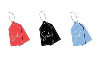 Price tag label tag, sale and discount vector