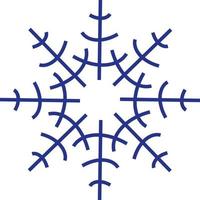 Blue Snowflakes on the white backgraund. Vector illustration.