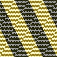 Zig zag wave seamless pattern. Hand drawn lines mosaic ornament. Retro stripes print wallpaper. vector
