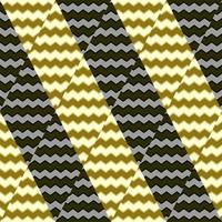 Zig zag wave seamless pattern. Hand drawn lines mosaic ornament. Retro stripes print wallpaper. vector