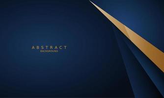 dark blue luxury premium background and gold line. vector