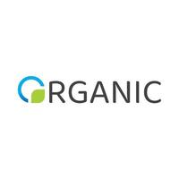 Organic Typography Logo Design Template vector