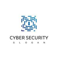 seguridad logotipo tecnología empresa símbolo vector