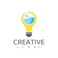 Creative Labs Logo Design Template vector