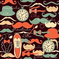 Retro vintage seamless pattern vector