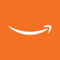 logotipo de sonrisa de amazon sobre fondo transparente vector