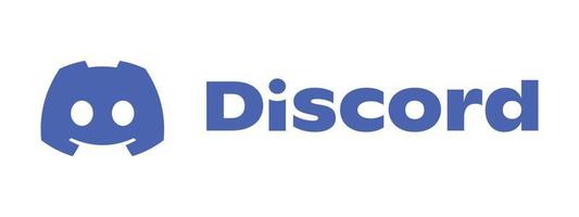 Discord logo on transparent background vector