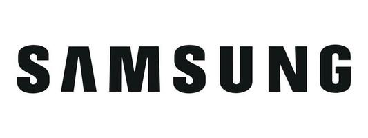 Samsung logo on transparent background vector