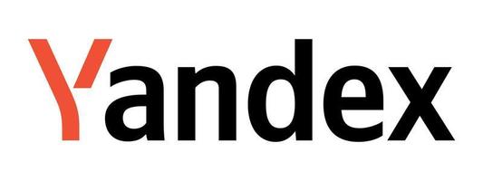 Yandex logo on transparent background vector