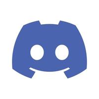 Discord logo on transparent background vector