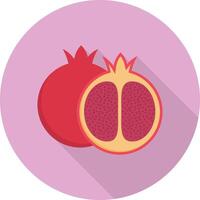 pomegranate vector illustration on a background.Premium quality symbols.vector icons for concept and graphic design.