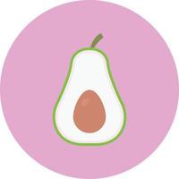 avocado vector illustration on a background.Premium quality symbols.vector icons for concept and graphic design.