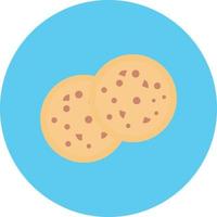 ilustración vectorial de cookies en un fondo. símbolos de calidad premium. iconos vectoriales para concepto y diseño gráfico. vector