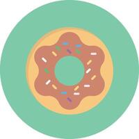 ilustración vectorial de donas en un fondo. símbolos de calidad premium. iconos vectoriales para concepto y diseño gráfico. vector